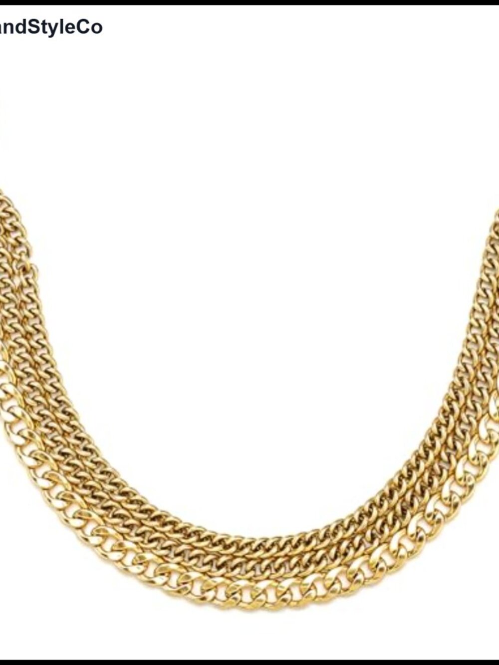 Metal Purse Chain Strap Replacement Handle 19.7" Anti-Tarnish Bag Charm
